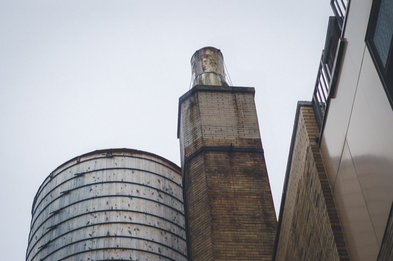 Building with a silo