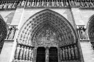 Notre Dame Cathedral doorway
