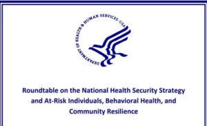 Health and Human Services Report Resilience Focus