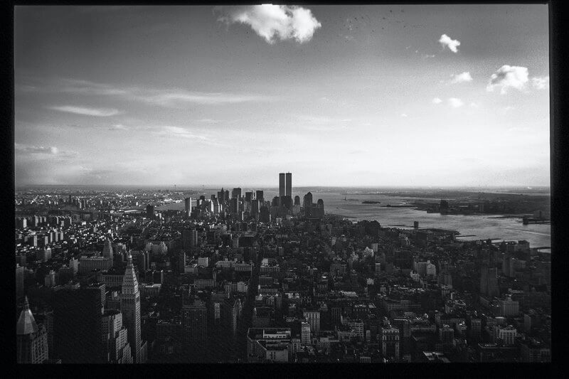 NYC Twin Towers Skyline