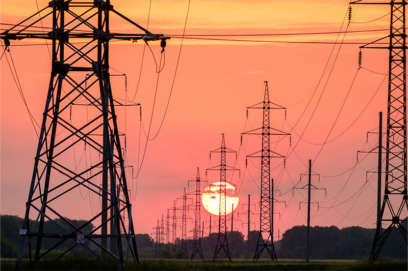 Summer Sun Over Power Grid